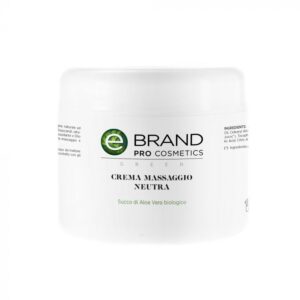 Crema massaggio corpo neutra, vaso da 500 ml